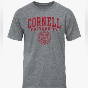 NEW!! Cornell University Unisex Gray T-Shirt - Medium